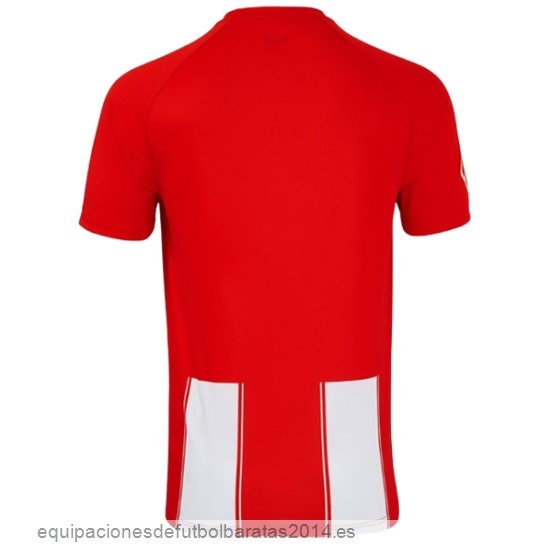 Nuevo Tailandia 1ª Camiseta Almería 24/25 Rojo Blanco Baratas
